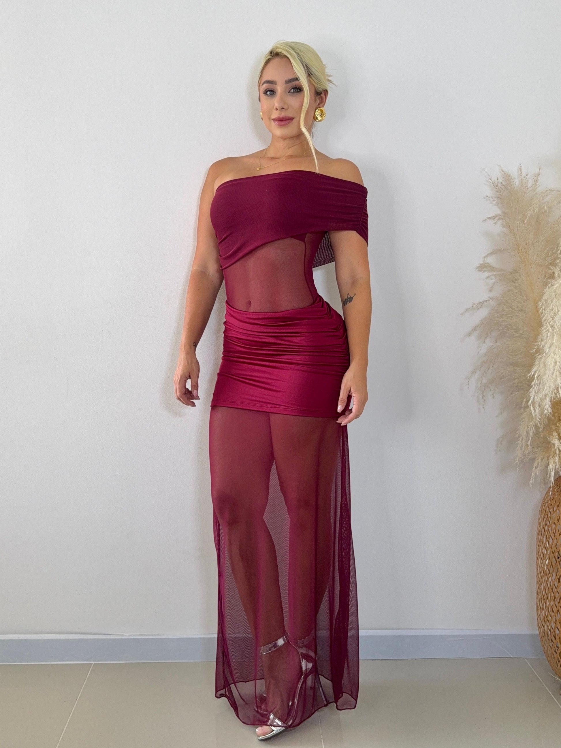 Wine Dress