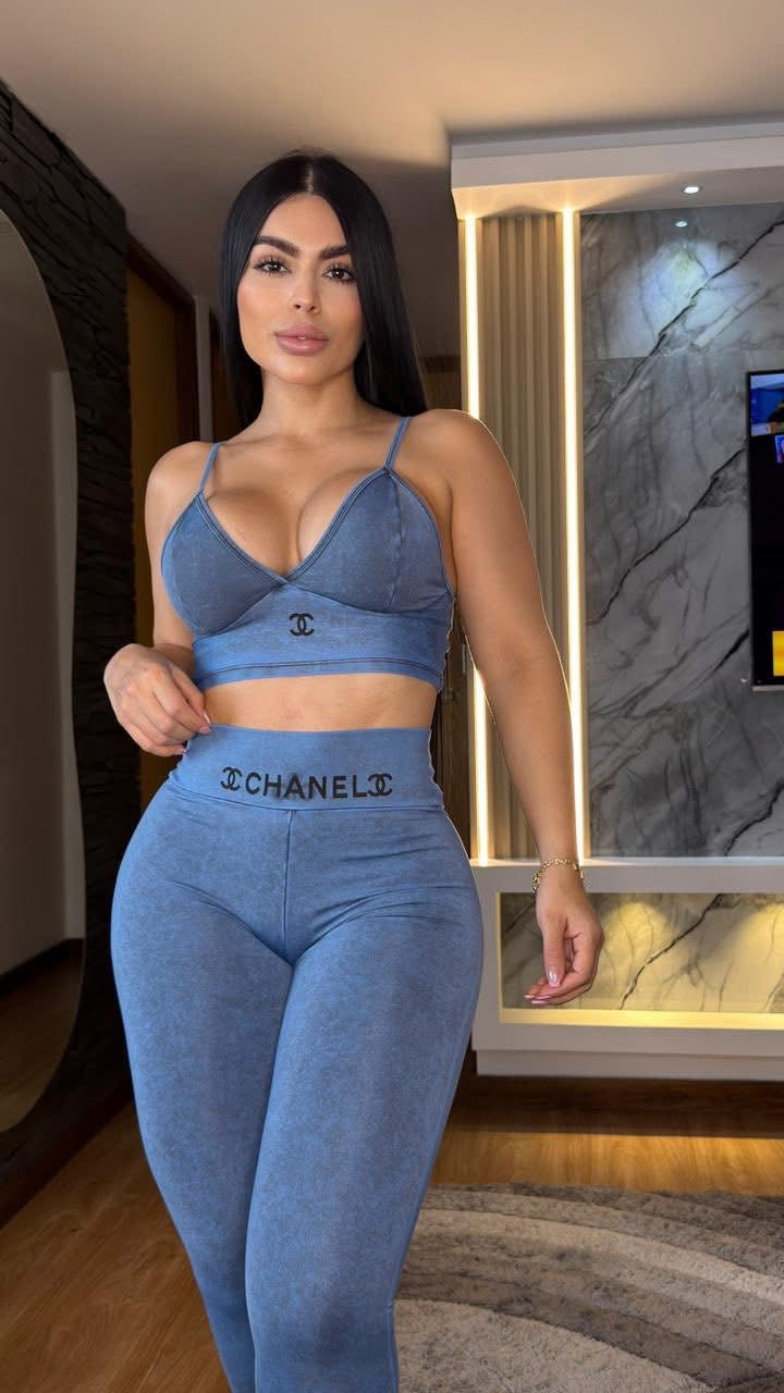 Set deportivo de piezas / suplex / One Size (sede hasta una talla 12)