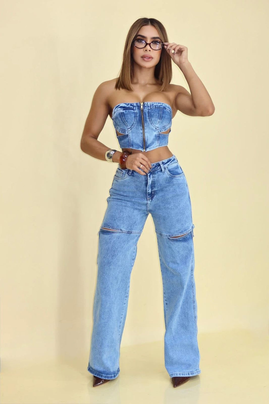 Denim set / preventa