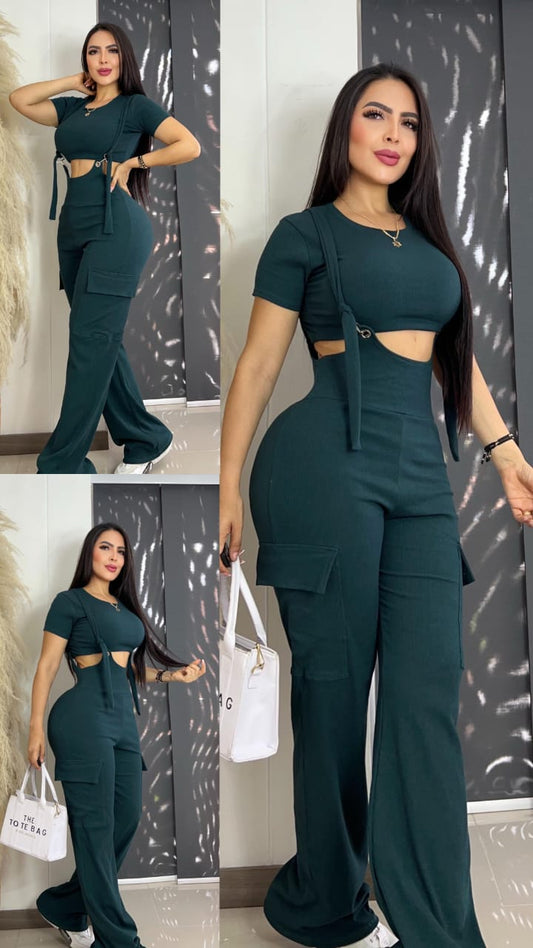 Jumper verde oscuro