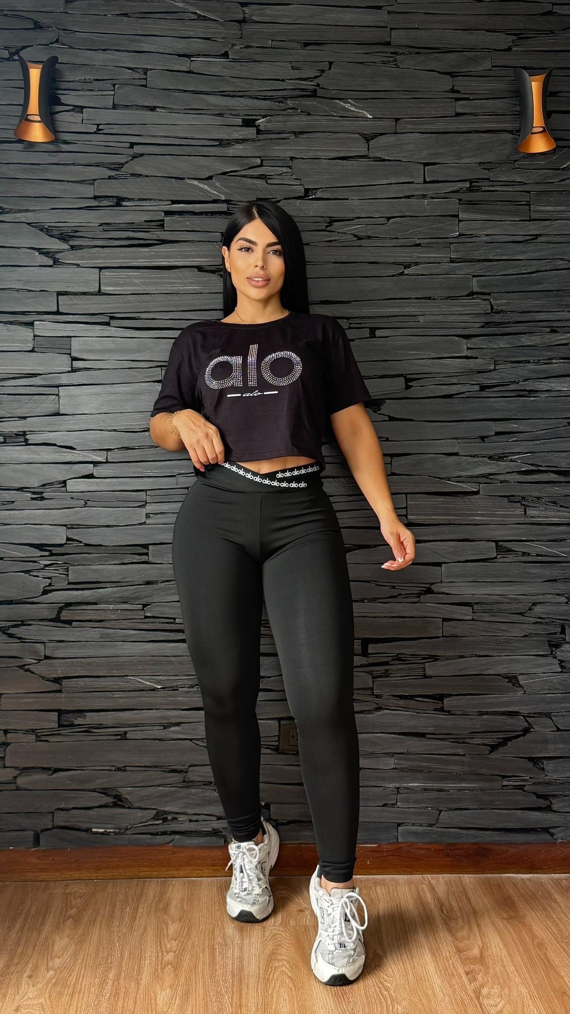 Set deportivo camisa negra (PREVENTA)