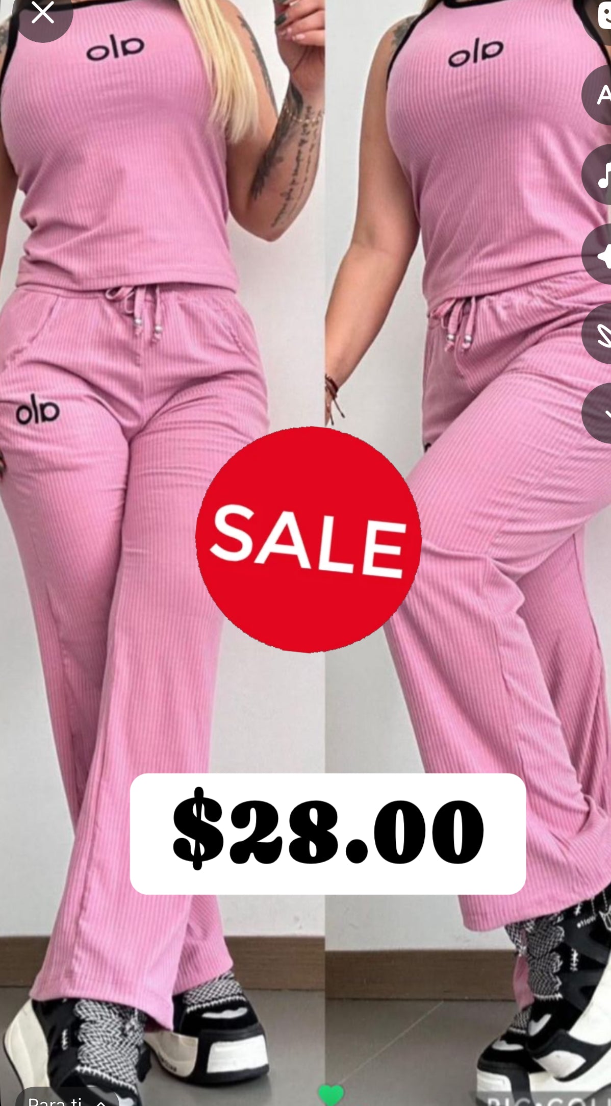 Set Alo Rosa