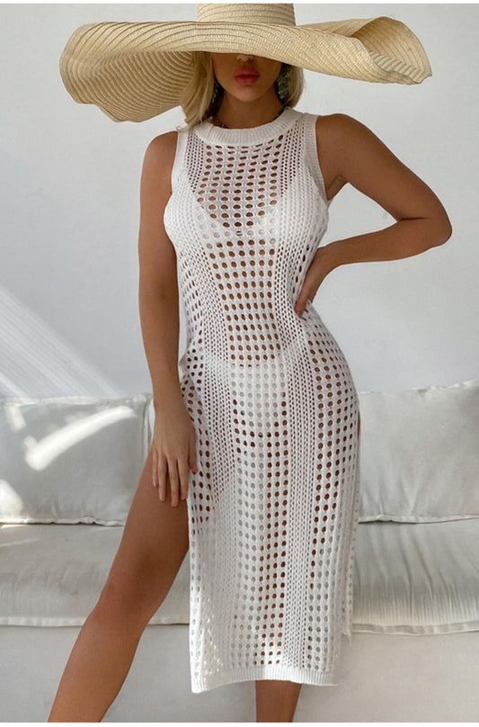 Cover Up Dress White