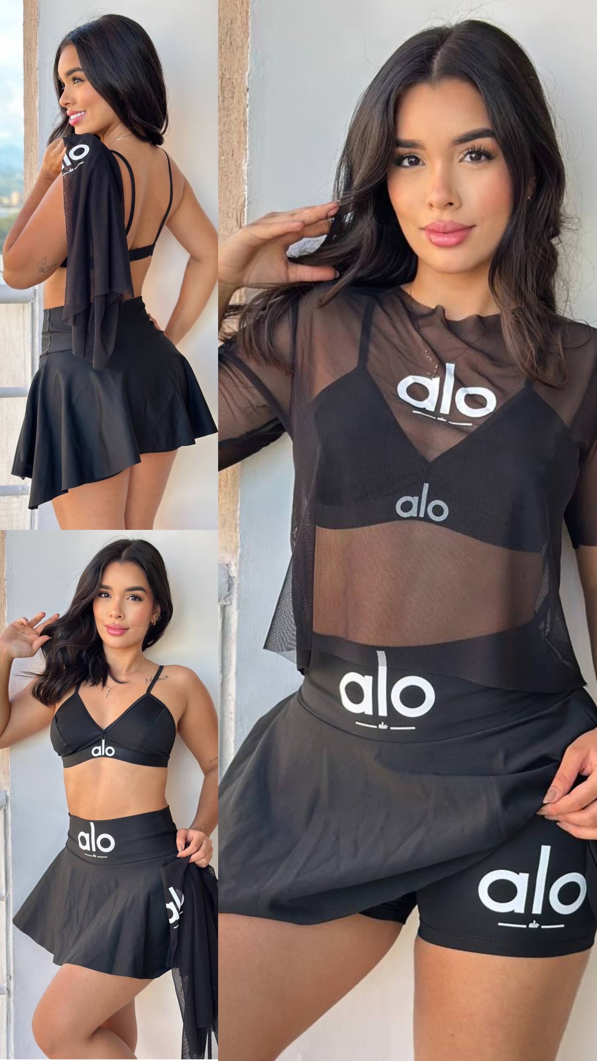 Set deportivo, falda, pantalón. Incluye tres piezas.