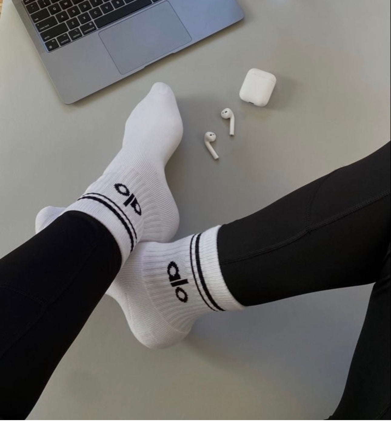 Medias Alo blancas